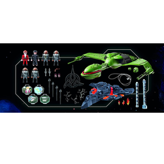 Mô hình Tàu du hành vũ trụ Star Trek Klingon Ship