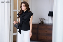 Áo xếp nếp vải Manggo