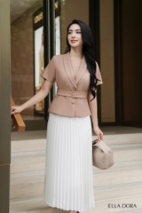 Áo kiểu cổ ve tròn