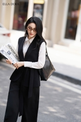 Blazer sát nách có dây buộc