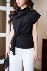 Áo xếp nếp vải Manggo