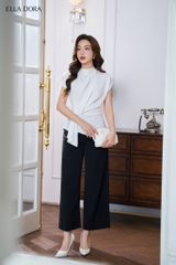 Quần cullote cạp cao