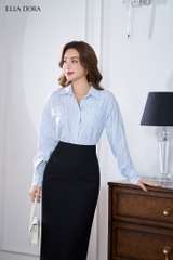 Chân váy chì dài xẻ sau