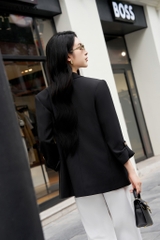 V21 - Blazer dáng suông không cúc