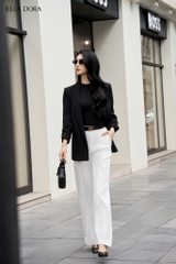 V21 - Blazer dáng suông không cúc