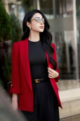 V21 - Blazer dáng suông không cúc