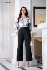 Sơ mi lụa dáng cơ bản