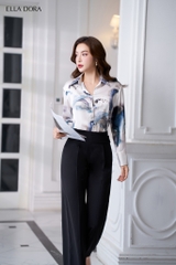 Sơ mi lụa dáng cơ bản