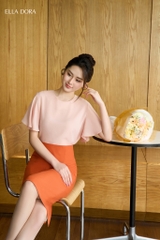 Sơ mi cổ tròn tay loe