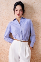 SM136LA - Áo sơ mi POPLIN kẻ cơ bản