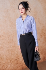 SM136LA - Áo sơ mi POPLIN kẻ cơ bản