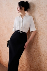 SM158LA - Sơ mi cổ V 2 túi ngực