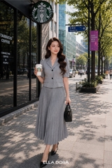 Set áo kiểu cổ ve tay bồng