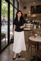Áo kiểu cổ ve tròn