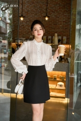 Chân váy A form phồng nhẹ