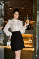 Chân váy ngắn tà lệch