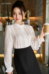 Chân váy A form phồng nhẹ