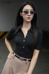 AT34LA - Áo polo cổ nhọn