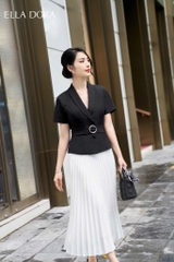 Áo kiểu cổ ve tròn