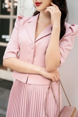 Áo kiểu cổ ve tay bồng