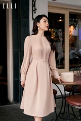 Đầm li ngực bèo tay