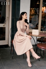 Đầm li ngực bèo tay