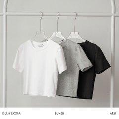 AT21LA - Áo thun basic dáng croptop