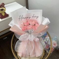 Bó Nhũ 10 bông Dáng Đứng