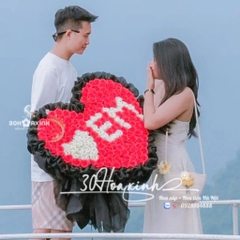 Bó hoa sáp thơm 150 bông màu đỏ