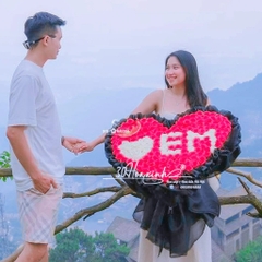 Bó hoa sáp thơm 150 bông màu đỏ