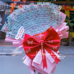 Bó Hoa Tiền 100 Tờ 500k Dáng Đứng – Siêu To, Đẳng Cấp & Khẳng Định Giá Trị