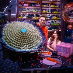 Bó Hoa Tiền 300 Tờ Tiền 100k - Đẳng Cấp