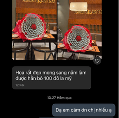 Bó Hoa Tiền 100 Tờ 500K Giấy Gói Đỏ – Món Quà Đẳng Cấp Thay Lời Chúc Yêu Thương