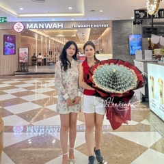 Hoa Tiền 100 Tờ Tiền 500k Bó Tròn - Sang Trọng