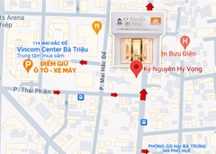 BẢN ĐỒ CHỈ DẪN TỚI SỰ KIỆN KHAI TRƯƠNG SHOWROOM KỶ NGUYÊN HY VỌNG