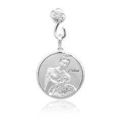 Khuyên tai - màu bạc (Ruyi Charm Hoop)