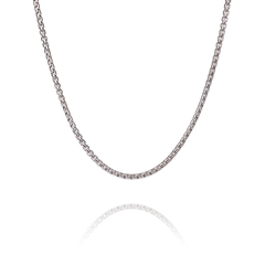 Dây chuyền trơn - màu bạc (Box Chain 2,5mm)