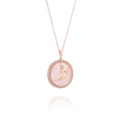 Dây chuyền (Divine Grace-18kt Rose Gold with Pink Opal)