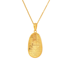 Dây chuyền - Màu vàng (Plum Blossom Mosaic Mother of Pearl)