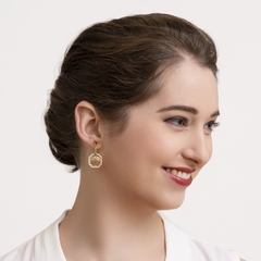 Khuyên tai - Hoa mẫu đơn - Dài (Tang Flower Dangle)