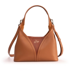 Túi da nữ có quai đeo chéo (Hanfu Crossbody- Camel)