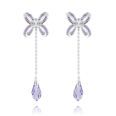 Khuyên tai Blissful Knot Earrings Silver
