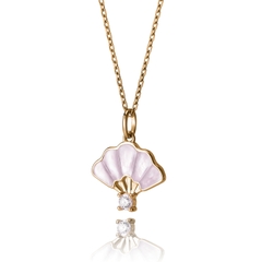 Dây chuyền - Hồng (Floral Fan)