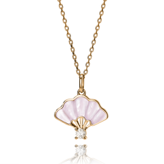 Dây chuyền - Hồng (Floral Fan)