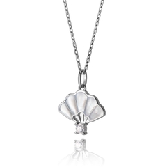 Dây chuyền - Trắng (Floral Fan)