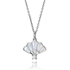 Dây chuyền - Trắng (Floral Fan)