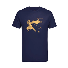 Áo phông cộc tay nam - Xanh navy (The Loyalty of Yue Fei) - Size XL