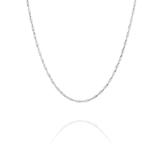 Dây chuyền - Trơn 18 (Singapore Chain)- Màu bạc