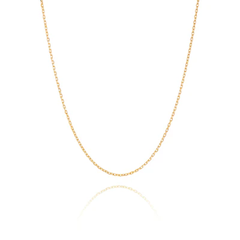 Dây chuyền trơn (Diamond Cut Cable - 18kt Yellow Gold)