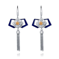 Khuyên tai (Manchurian Elegance Earrings Blue)
